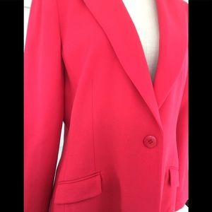 Armani Collezioni Red Blazer & Skirt The Real Real
